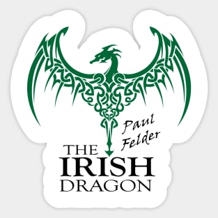 Paul Felder The Irish Dragon Sticker